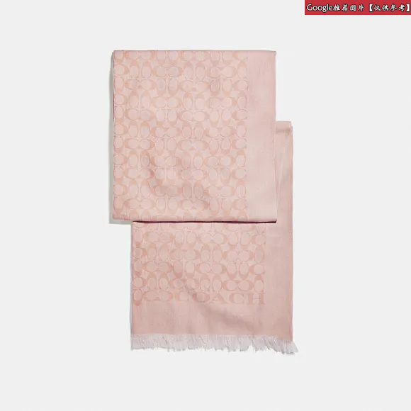 蔻驰/Coach 双色经典标志披巾 39578 GRY