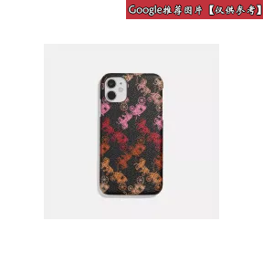 蔻驰/Coach   马车图案印花IPHONE 11保护套 4313-BLC