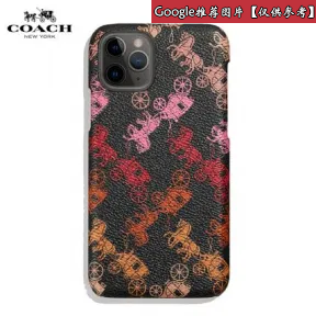 蔻驰/Coach   马车图案印花IPHONE 11 PRO保护套 4314-BLC
