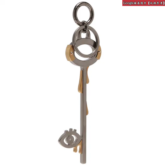 普拉达/Prada 钯金色+青铜色  钥匙链 2TM032 2E56 F0I2M