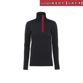 普拉达/Prada 尼龙高领毛衫 P26299-1R9F-F0002