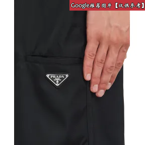 普拉达/Prada 可可棕  短裤 SPG32 1SAR F0324