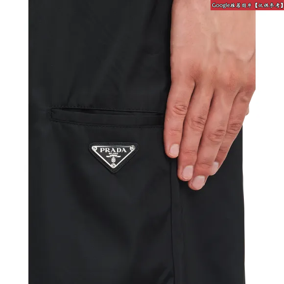 普拉达/Prada 可可棕  短裤 SPG32 1SAR F0324