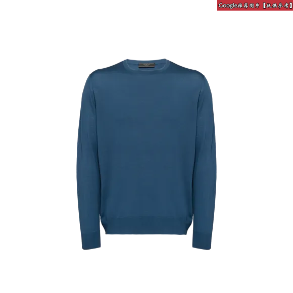 普拉达/Prada 羊毛圆领毛衫 UMM984-C5W-F0012