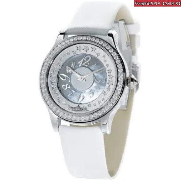积家/Jaeger LeCoultre 高级珠宝腕表系列 18k白金 镶钻 自动机械机芯 女表 Q12034S3
