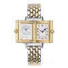 积家/Jaeger LeCoultre Reverso 翻转腕表系列  18kt 黄金 和 精钢 自动机械机芯 女表 Q2665
