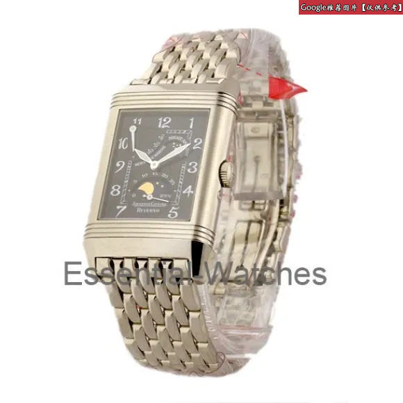 积家/Jaeger LeCoultre Reverso 翻转腕表系列  18kt 白金 手动机械机芯 男表 Q2753170