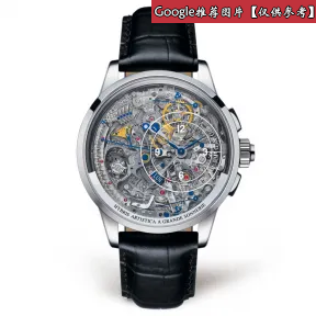 积家/Jaeger LeCoultre Duomètre 双翼系列 18k白金 手动机械机芯 男表 Q60334X1
