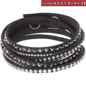 施华洛世奇/Swarovski Slake Deluxe 手链, 黑色 5524012