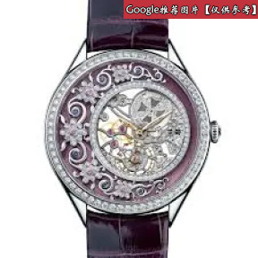 江诗丹顿/Vacheron Constantin MéTiers D'Art艺术大师系列 18K白金/18K 手动机械机芯 女表