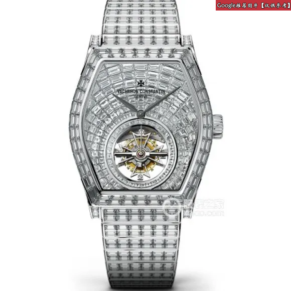 江诗丹顿/Vacheron Constantin Malte马耳他系列 18k白金镶钻，隐秘式镶嵌（228 颗长方形切割钻石） 