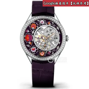 江诗丹顿/Vacheron Constantin MéTiers D'Art艺术大师系列 18k白金镶钻，85 钻石约1.1克拉