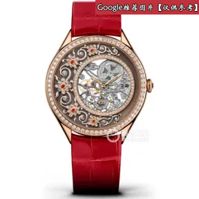 江诗丹顿/Vacheron Constantin MéTiers D'Art艺术大师系列 18K 5N 粉红金镶钻，镶嵌194颗