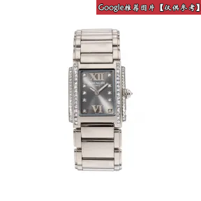 百达翡丽/Patek Philippe TWENTY 4系列 18K白金 镶钻 石英机芯 女表 4908-200G-010