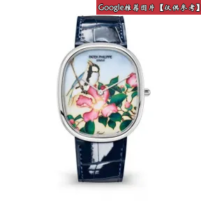 百达翡丽/Patek Philippe 珍稀工艺系列 34.5MM 18k白金 自动机械 女表 5738-50G-001