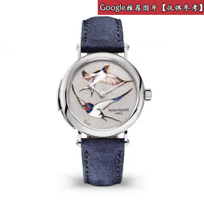 百达翡丽/Patek Philippe 珍稀工艺系列 33.7MM 18k白金  女表 7000-50G-010