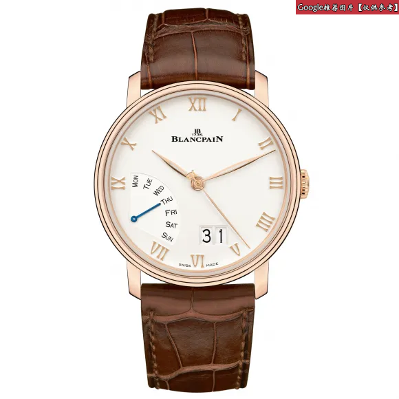 宝珀/Blancpain Villeret系列 自动机械机芯 男表 6654-3642-55BSDT