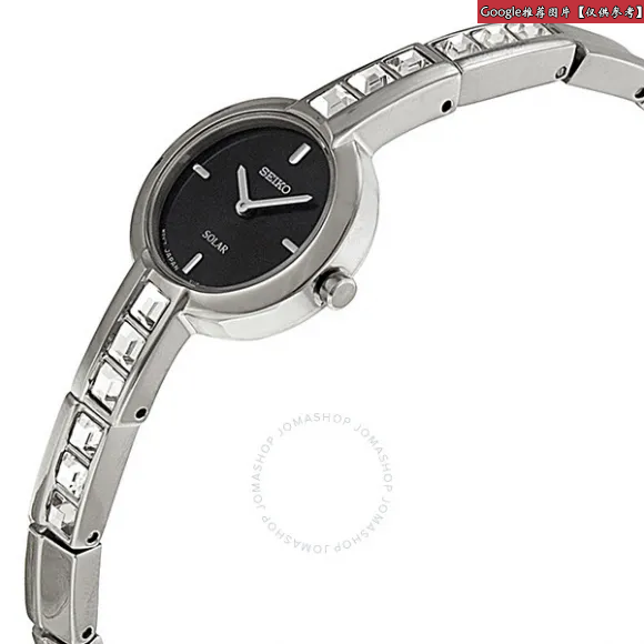 精工/Seiko Solar系列 施华洛世奇水晶的精钢点缀 石英机芯 女表 SUP191