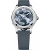 昆仑/Corum Heritage Eleganza 系列 925银，双层防反射蓝宝石水晶，蓝宝石底盖，27颗海蓝宝石，8.00克拉 自动机械机芯 A082-03580