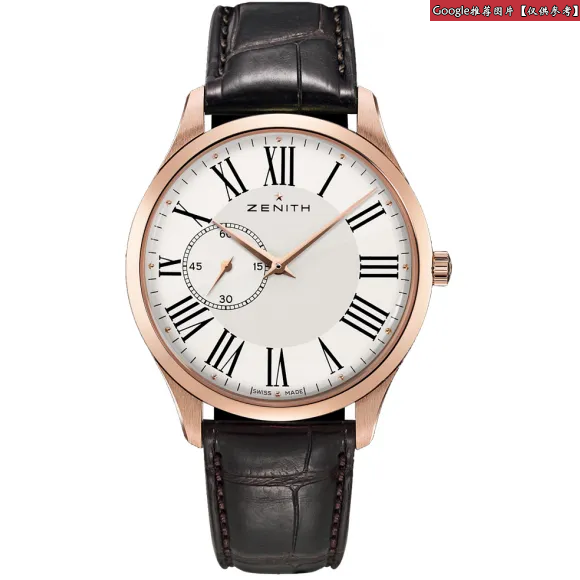 真力时/Zenith 指挥官 玫瑰金 自动机械机芯 男表 18.2010.681-11.M2010