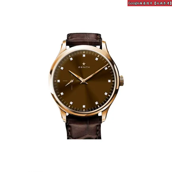 真力时/Zenith 菁英系列 18k玫瑰金 自动机械机芯 男表 18.2010.681-76.C498