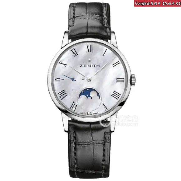 真力时/Zenith Elite系列 精钢 自动机械机芯 女表 22.2320.692-81.C714
