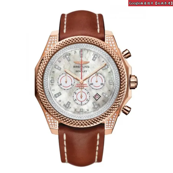 百年灵/Breitling 宾利 Bentley 系列 玫瑰金镶钻 自动机械机芯 男表 R25368AP_A757_479X_R20BA.1