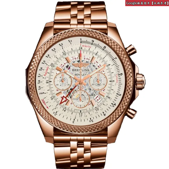 百年灵/Breitling 宾利 Bentley 系列 18k 玫瑰金 自动机械机芯 男表 RB043112_G775_990R