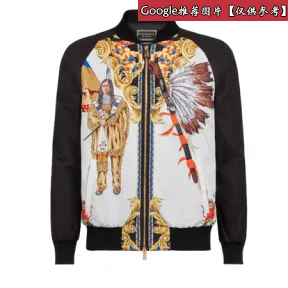 范思哲/Versace Native Americans FW92拉链卫衣 A80491-A225592_A708