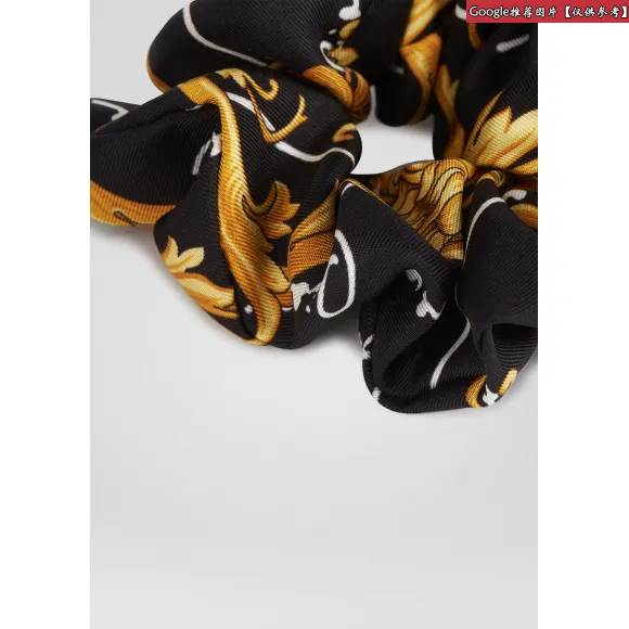 范思哲/Versace Gold Hibiscus印花连帽羽绒服 A81710-A228621_A7900