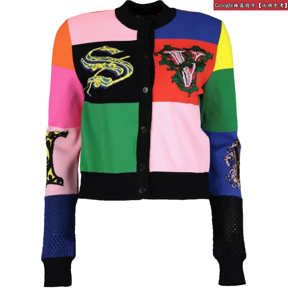范思哲/Versace Alphabet图案开衫 A81766-A228458_A7000