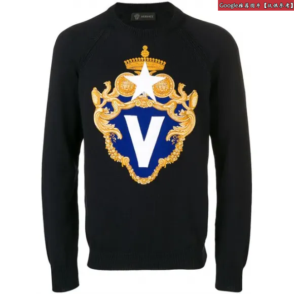 范思哲/Versace Bandiera图案毛衣 A82435-A228602_A144