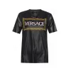 范思哲/Versace 90年代复古风Logo涂漆平纹单面针织布T恤 A82664-A227601_A1008