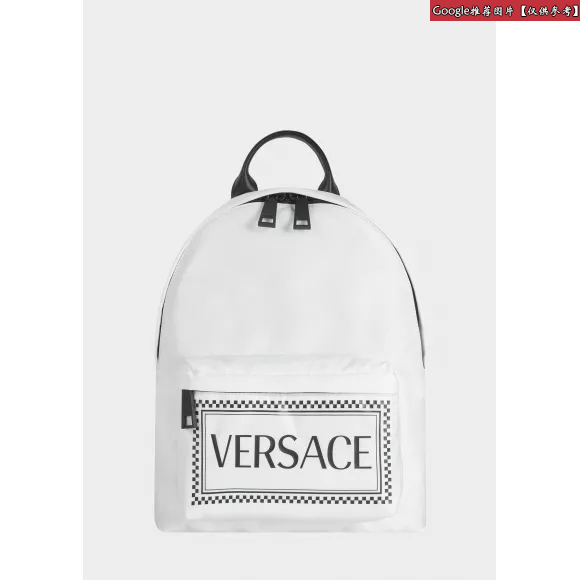 范思哲/Versace 90年代复古风Logo双肩包 DBFG781-DNYVER_DBN