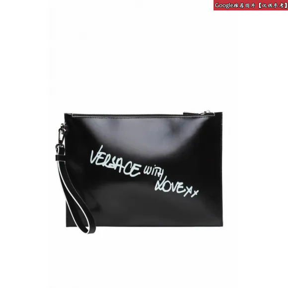 范思哲/Versace Versace With Love皮革小手袋 DP85102-DVLOV_DNWE