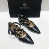 范思哲/Versace Tribute 美杜莎饰带尖头平底鞋 DSR614C-DVT2P_K41T