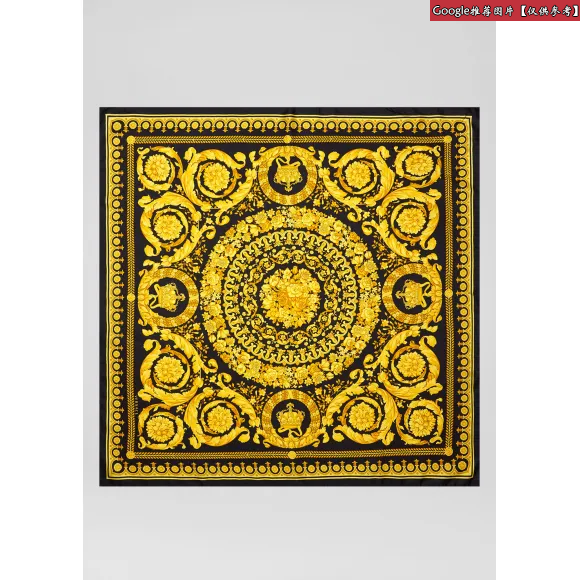 范思哲/Versace Barocco Istante 真丝围巾 IFO9001-IT01957_I7047