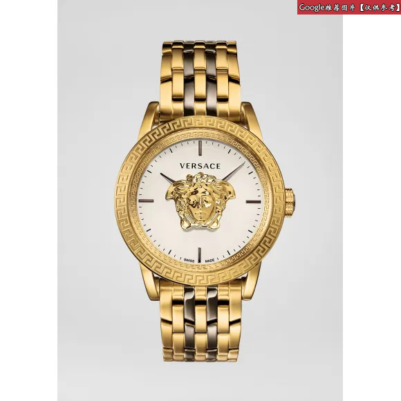 范思哲/Versace V-Circle Tartan蓝色腕表 PVE81002-P0018_PNUL