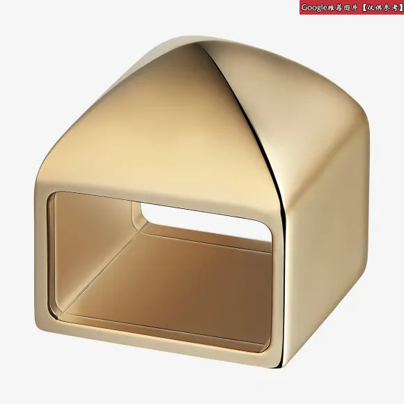 爱马仕/Hermes 灰色 Clou Medor丝巾扣 H601932S_00