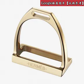 爱马仕/Hermes 灰色 Etrier丝巾扣，小号 H601962S_00