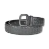 葆蝶家/Bottega Veneta  灰色 皮革 腰带 173784-V4650-2015