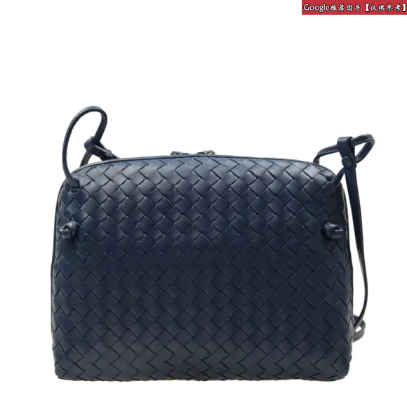 葆蝶家/Bottega Veneta  蓝色 羊皮 手提包 245354-V0016-4192
