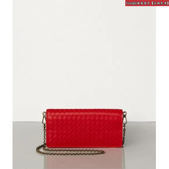 葆蝶家/Bottega Veneta  红色 羊皮 链条包 510564-VO0AD-8913