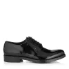 Jimmychoo/吉米周 黑色闪亮小腿系带鞋 ALARICSNC010003