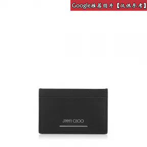 Jimmychoo/吉米周 黑色Saffiano皮革持卡人 j000055223001