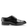 Jimmychoo/吉米周 黑色漆皮系带鞋，配以钢钉细节 PENNPUD004317