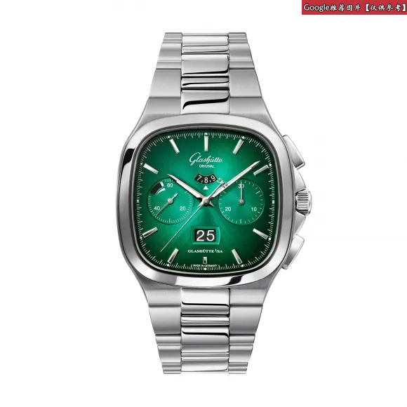格拉苏蒂/Glashutte Original 复古系列 40MM 精钢 自动机械机芯 男表 1-37-02-04-02-70