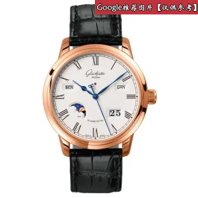 格拉苏蒂/Glashutte Original 精髓系列 18K白金 自动机械机芯 男表 100-10-11-11-04