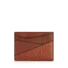 罗意威/Loewe Puzzle Plain CardholderCognac 124.99.V33