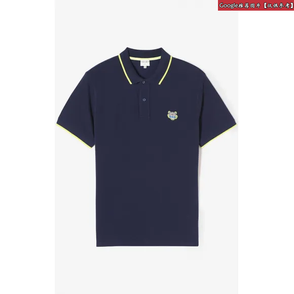 凯卓/Kenzo 黑色 POLO衫 常规版型Tiger Polo衫 F755PO2014BA.78.L